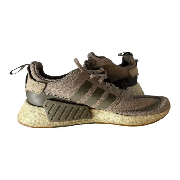 Adidas NMD R2 Running Shoes Sneakers Vapour Gray Tan Brown 2017 Mens Size 11 - Picture 6 of 7